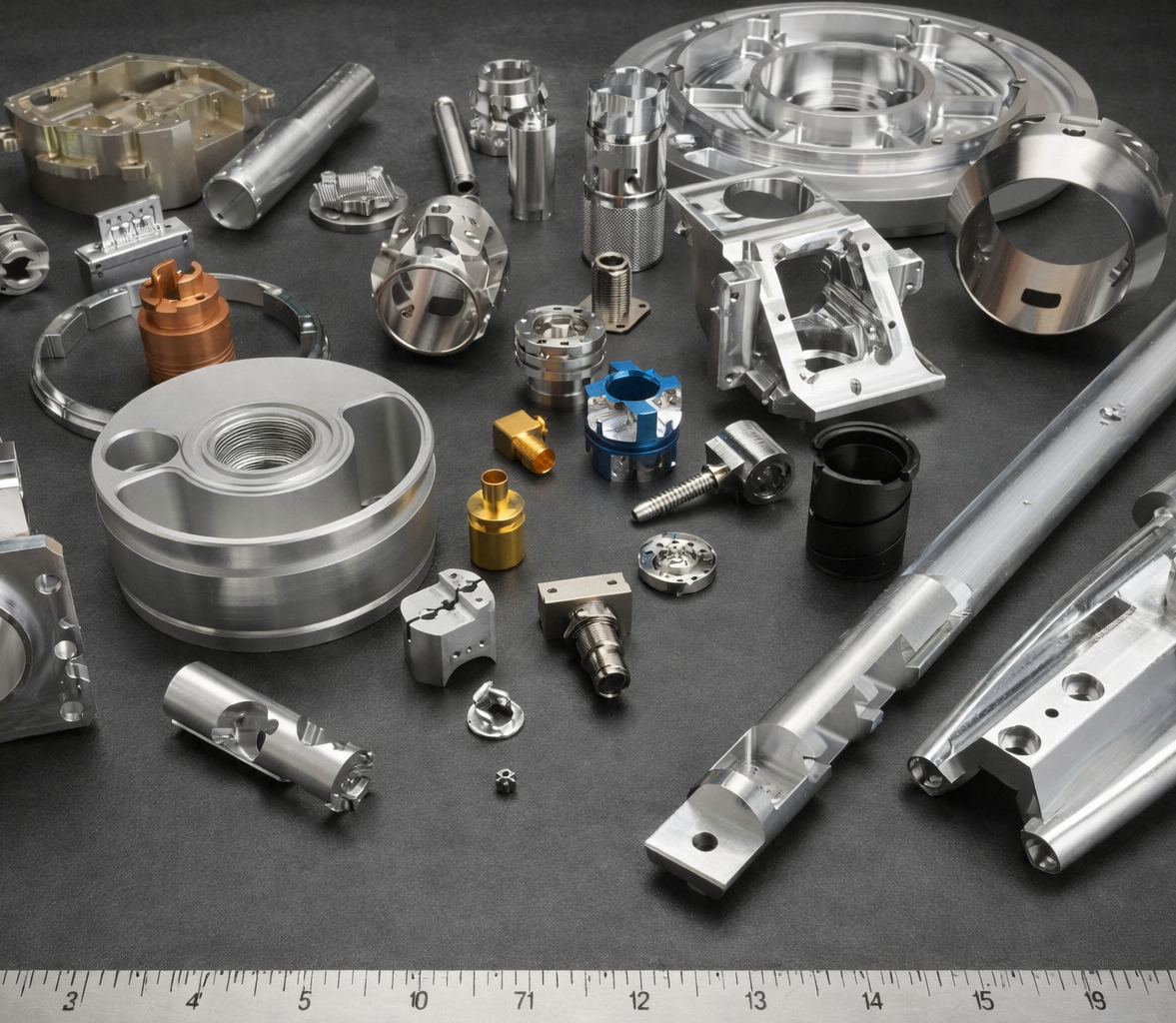  Precision CNC Machined Components from Vayudut Engineering